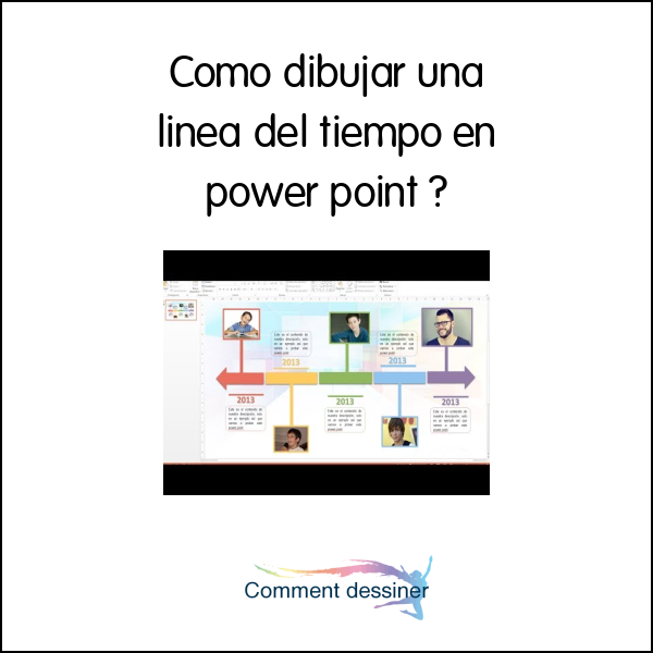 Como dibujar una linea del tiempo en power point